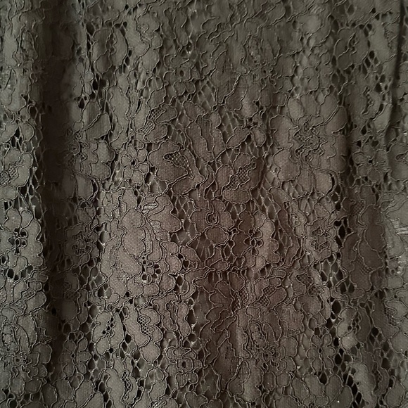 J. Crew Black Lace Pencil Skirt, Size 12 NWT - Picture 2 of 6